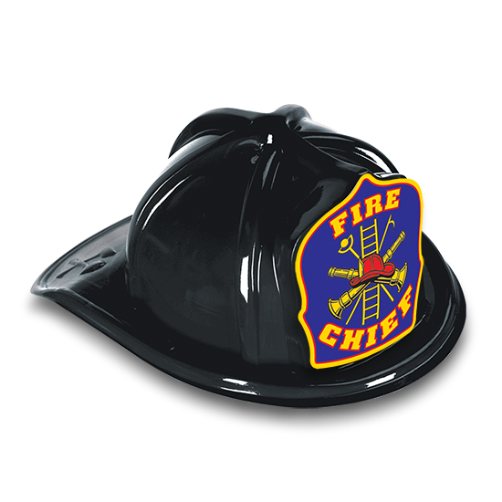 Fire Chief Hat - Blue Firefighter Scramble Shield