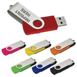 2 GB Folding USB Flash Drive 