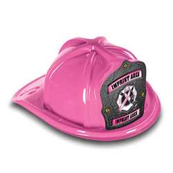 Fire Hat - Custom Pink Ribbon Maltese 