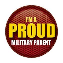 Im A Proud Military Parent Button buttons, support buttons, military, thank you miltary, 