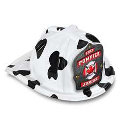 Jr. Firefighter Specialty Hat - Chef Pompier Junior Canadian Maltese Cross Shield firefighting, fire safety product, fire prevention, plastic fire hats, fire hats, kids fire hats, junior firefighter hat, custom fire hat