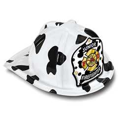 Jr Firefighter Specialty Hat - Dalmatian Shield firefighting, fire safety product, fire prevention, plastic fire hats, fire hats, kids fire hats, junior firefighter hat