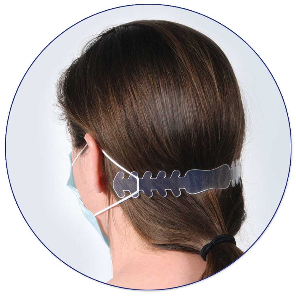 Imprinted Face Mask Ear Savers, Personal Protection