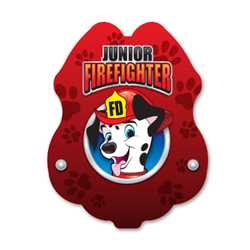 Red Dalmatian Sticker Badge 