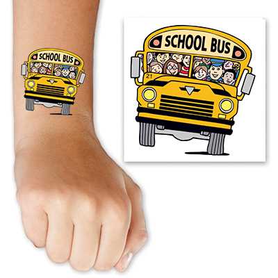 School bus tattoo - 9GAG