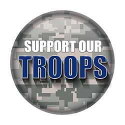 Support Our Troops Button buttons, support buttons, military, thank you miltary, 