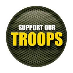 Support Our Troops Button buttons, support buttons, military, thank you miltary, 