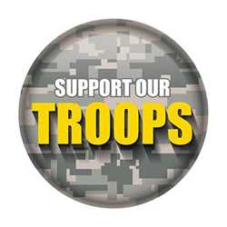 Support Our Troops Button buttons, support buttons, military, thank you miltary, 