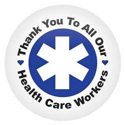 TY To All Our Health Care Workers Button buttons, support buttons, health care workers, thank you health care workers, healthcare worker