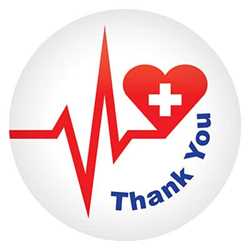 Thank You Button buttons, support buttons, health care workers, thank you health care workers