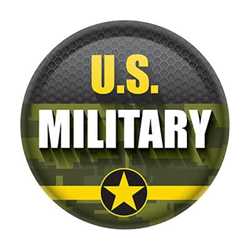 U.S. Military Button buttons, support buttons, military, thank you miltary, 