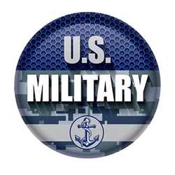 U.S. Military Button buttons, support buttons, military, thank you miltary, 