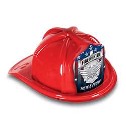 Jr. Firefighter Hat - Silver Serve & Protect Shield firefighting, fire safety product, fire prevention, plastic fire hats, fire hats, kids fire hats, junior firefighter hat