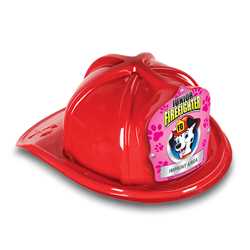 Fire Hat - Custom Pink Dalmatian Shield firefighting, fire safety product, fire prevention, plastic fire hats, fire hats, kids fire hats, junior firefighter hat, custom fire hat