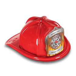 Fire Hat - Custom Diamond Plate w/Flame Shield firefighting, fire safety product, fire prevention, plastic fire hats, fire hats, kids fire hats, junior firefighter hat, custom fire hat