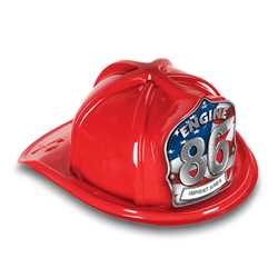 Fire Hat - Custom Patriotic Engine Number/Text Shield firefighting, fire safety product, fire prevention, plastic fire hats, fire hats, kids fire hats, junior firefighter hat, custom fire hat